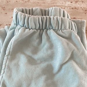 sky blue rosa sweatpants